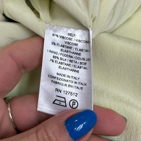 Narciso Rodriguez Bond Crepe Sheath Dress - Citrus Yellow - Size 40 - Picture 10 of 13